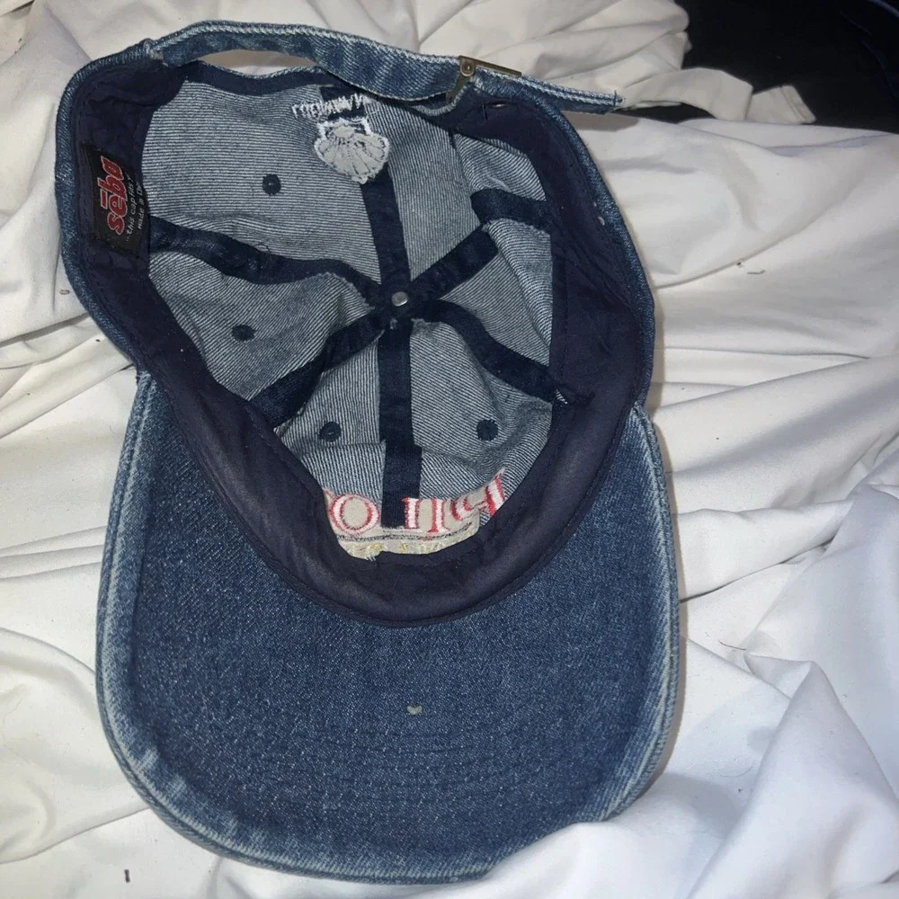 Pilot‎ Flying Strapback Hat Blue Jean Embroidered Port & Company